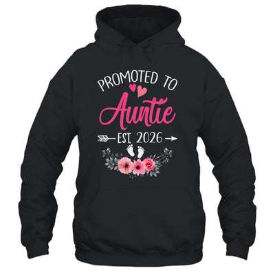 Promoted To Auntie Est 2026 Mothers Day First Time Shirt & Tank Top | teecentury