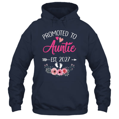 Promoted To Auntie Est 2027 Mothers Day First Time Shirt & Tank Top | teecentury