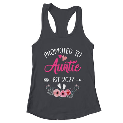 Promoted To Auntie Est 2027 Mothers Day First Time Shirt & Tank Top | teecentury