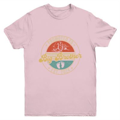 Promoted To Big Brother 2024 Pregnancy New First Brother Youth Shirt | teecentury