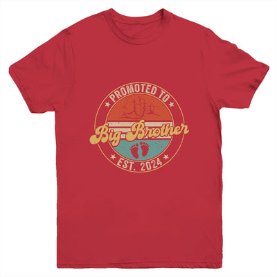 Promoted To Big Brother 2024 Pregnancy New First Brother Youth Shirt | teecentury