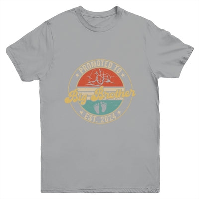 Promoted To Big Brother 2024 Pregnancy New First Brother Youth Shirt | teecentury