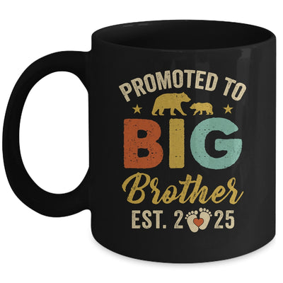 Promoted To Big Brother 2025 Bear Soon To Be A Brother Kids Mug | teecentury