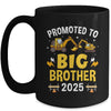 Promoted To Big Brother 2025 Construction Excavator Mug | teecentury