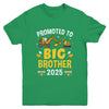 Promoted To Big Brother 2025 Construction Excavator Youth Shirt | teecentury