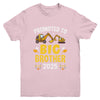 Promoted To Big Brother 2025 Construction Excavator Youth Shirt | teecentury