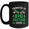 Promoted To Big Brother 2025 Farm Tractors Boys Mug | teecentury