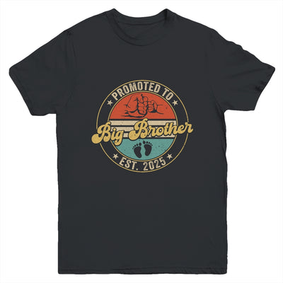 Promoted To Big Brother 2025 Pregnancy New First Brother Youth Shirt | teecentury