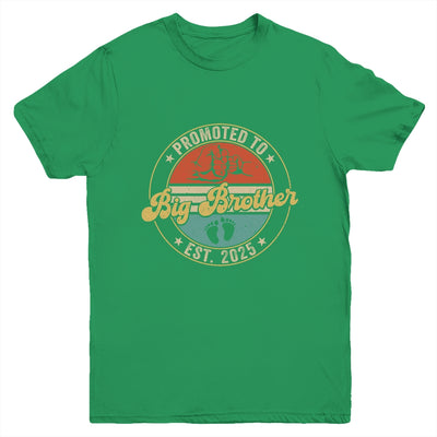 Promoted To Big Brother 2025 Pregnancy New First Brother Youth Shirt | teecentury