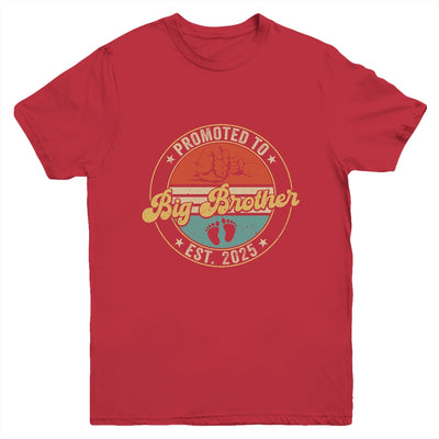 Promoted To Big Brother 2025 Pregnancy New First Brother Youth Shirt | teecentury