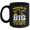 Promoted To Big Brother Again 2025 Construction Excavator Mug | teecentury
