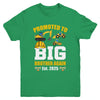 Promoted To Big Brother Again 2025 Construction Excavator Youth Shirt | teecentury