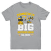 Promoted To Big Brother Again 2025 Construction Excavator Youth Shirt | teecentury