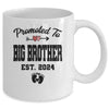 Promoted To Big Brother Est 2024 First Time Brother Mug | teecentury