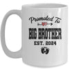 Promoted To Big Brother Est 2024 First Time Brother Mug | teecentury