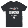 Promoted To Big Brother Est 2024 Funny First Time Brother Youth Shirt | teecentury