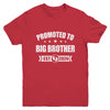 Promoted To Big Brother Est 2024 Sister First Time New Youth Shirt | teecentury