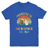 Promoted To Big Brother Est 2024 Vintage New Brother Youth Shirt | teecentury