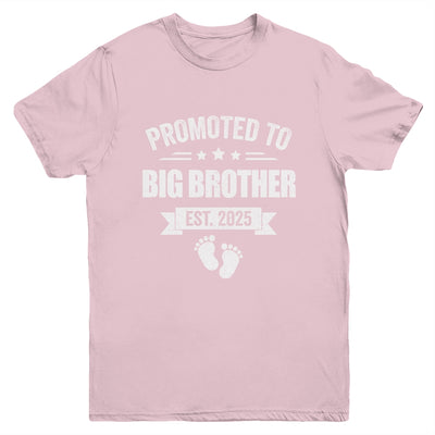 Promoted To Big Brother Est 2025 Brother First Time New Youth Shirt | teecentury