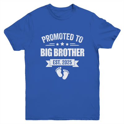 Promoted To Big Brother Est 2025 Brother First Time New Youth Shirt | teecentury