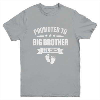 Promoted To Big Brother Est 2025 Brother First Time New Youth Shirt | teecentury