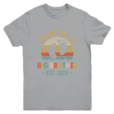 Promoted To Big Brother Est 2025 Brother Vintage Youth Shirt | teecentury