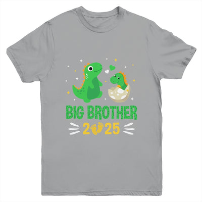 Promoted To Big Brother Est 2025 Dinosaur T-Rex Boys Kids Youth Shirt | teecentury