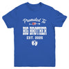 Promoted To Big Brother Est 2025 Funny First Time Brother Youth Shirt | teecentury