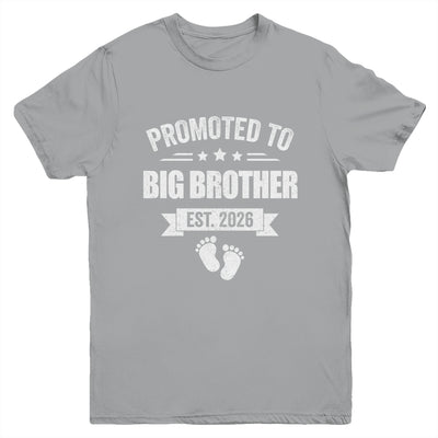 Promoted To Big Brother Est 2026 Brother First Time New Youth Shirt | teecentury