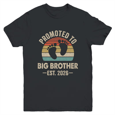 Promoted To Big Brother Est 2026 Brother Vintage Shirt & Hoodie | teecentury