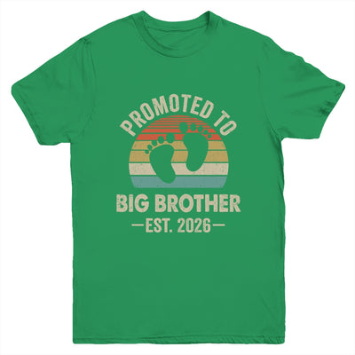 Promoted To Big Brother Est 2026 Brother Vintage Shirt & Hoodie | teecentury