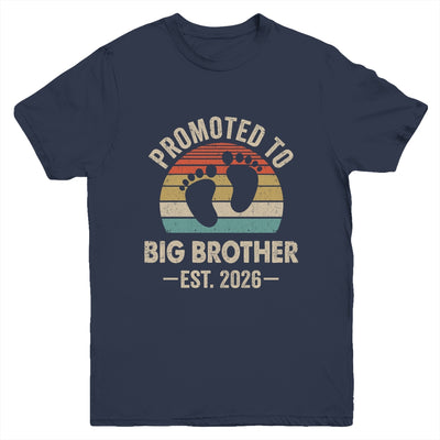 Promoted To Big Brother Est 2026 Brother Vintage Shirt & Hoodie | teecentury