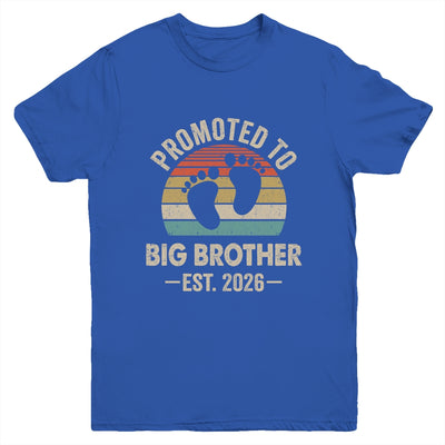 Promoted To Big Brother Est 2026 Brother Vintage Shirt & Hoodie | teecentury