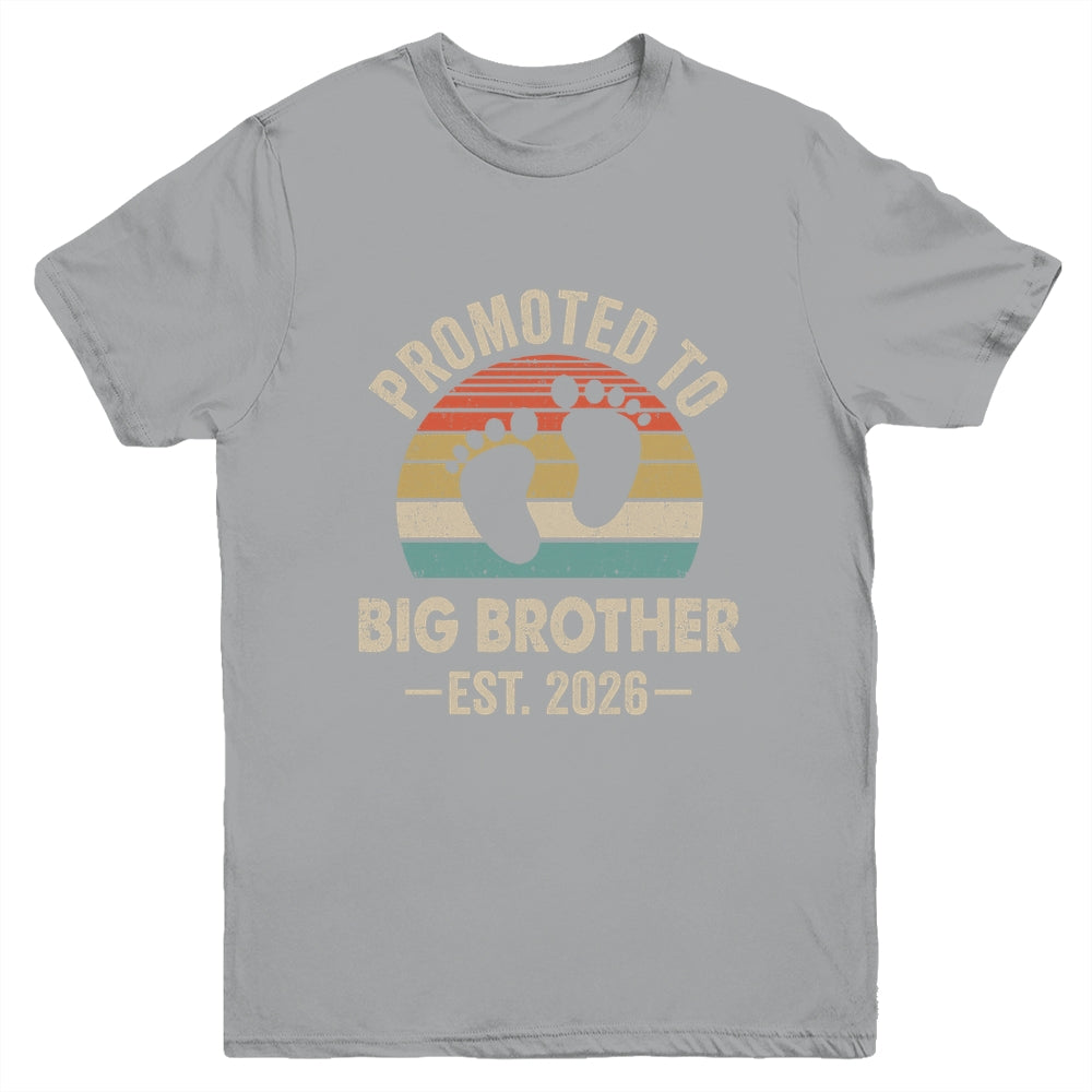 Promoted To Big Brother Est 2026 Brother Vintage Shirt & Hoodie | teecentury