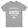 Promoted To Big Brother Est 2026 Funny First Time Brother Youth Shirt | teecentury