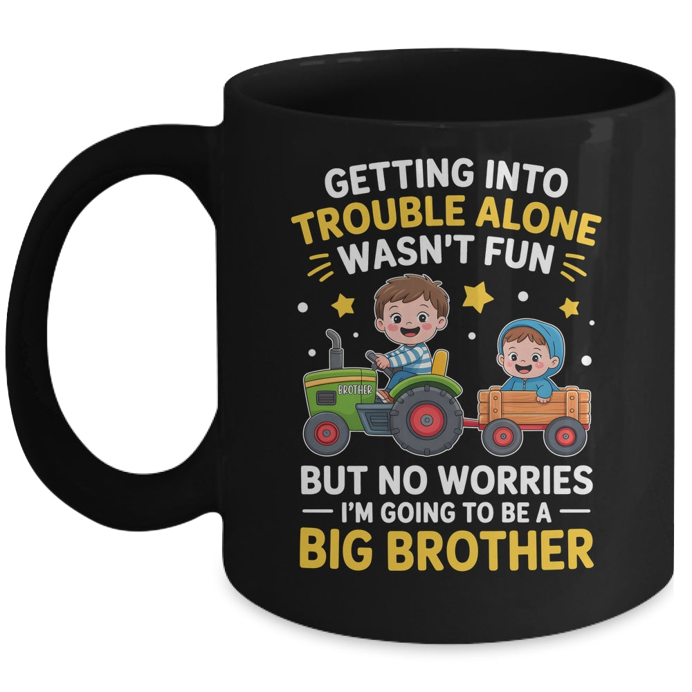 Promoted To Big Brother Funny Tractor Boys Big Brother Mug | teecentury