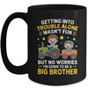 Promoted To Big Brother Funny Tractor Boys Big Brother Mug | teecentury