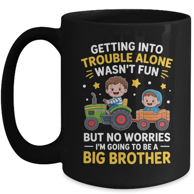 Promoted To Big Brother Funny Tractor Boys Big Brother Mug | teecentury