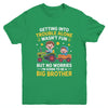 Promoted To Big Brother Funny Tractor Boys Big Brother Youth Shirt | teecentury