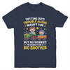 Promoted To Big Brother Funny Tractor Boys Big Brother Youth Shirt | teecentury