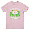 Promoted To Big Cousin 2026 T-Rex Dinosaur Boys Youth Shirt | teecentury