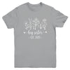 Promoted To Big Sister 2025 Pregnancy Announcement Floral Youth Shirt | teecentury
