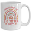 Promoted To Big Sister 2025 Pregnancy Announcement Rainbow Mug | teecentury