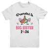 Promoted To Big Sister 2026 Unicorn Baby Announcement Youth Shirt | teecentury
