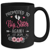 Promoted To Big Sister Again Est 2024 New Sister Mug | teecentury