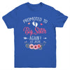 Promoted To Big Sister Again Est 2024 New Sister Youth Shirt | teecentury