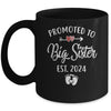 Promoted To Big Sister Est 2024 Funny First Time New Sister Mug | teecentury