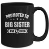 Promoted To Big Sister Est 2024 New Sister First Time New Mug | teecentury