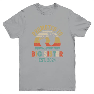 Promoted To Big Sister Est 2024 New Sister Vintage Youth Shirt | teecentury
