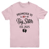 Promoted To Big Sister Est 2025 First Time New Sister Youth Shirt | teecentury